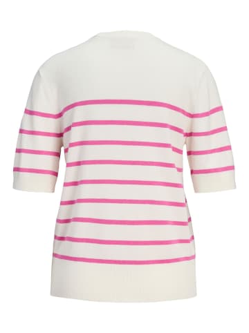 Gestricktes T-Shirt in Vanilla Ice