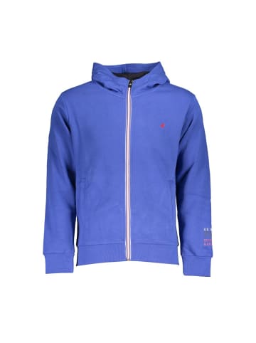 Blau Baumwolle Herren Sweatshirt
