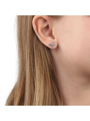 Ohrstecker Silber 925, rhodiniert in silber