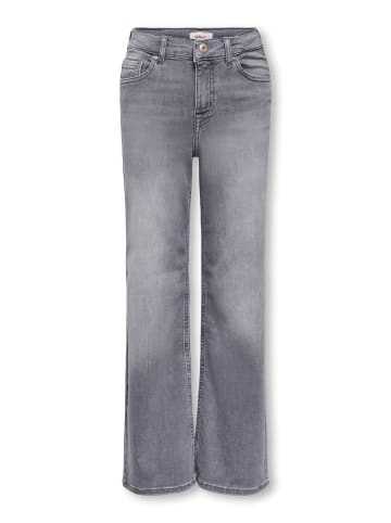 Jeans mit weitem Bein in Medium Grey Denim