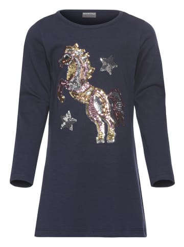 Langarmshirt in navy
