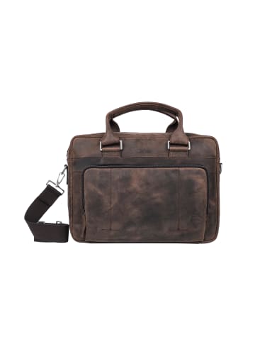 Aktentasche 'West Ham  in Dunkelbraun 40 x 29 x 10 cm'