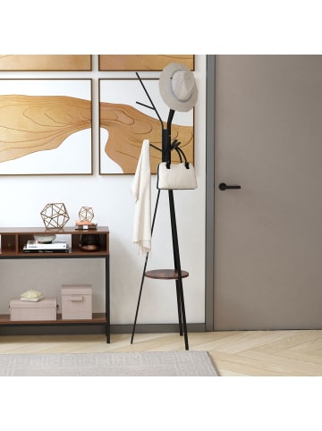 Garderobenständer in Braun 45L x 45B x 180H cm