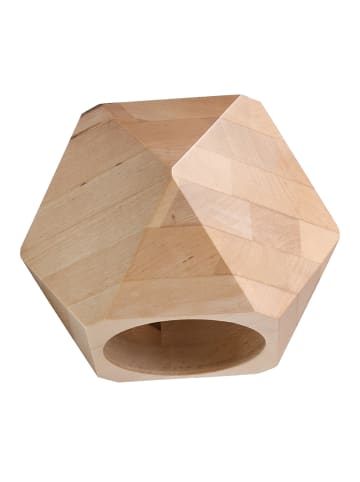 Wandleuchte VIGE in Natur Holz (L)12cm (B)14cm (H)12cm