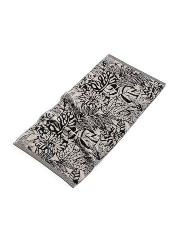 Duschtuch Brooklyn in nature/black