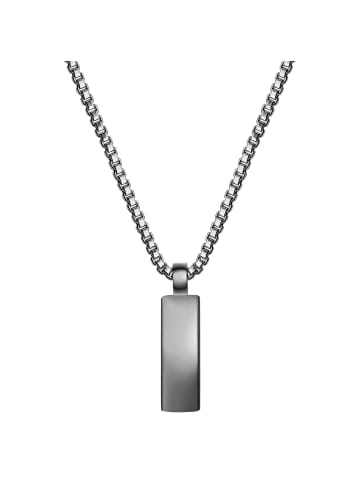 Kette aus Edelstahl in gunmetal