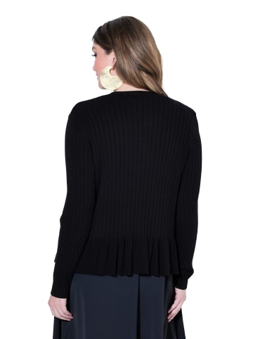 Strickjacke in schwarz