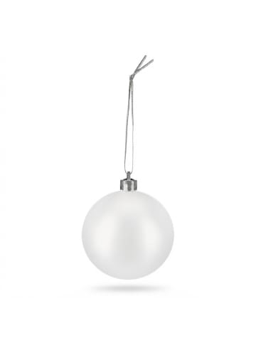 50 x Weihnachtskugeln Set in Weiß