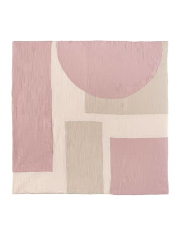 Krabbeldecke Laufstalldecke Musselin Patchwork 100cm