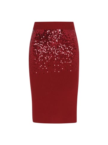 Women Skirt in burgundy