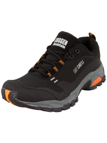 Trekkingschuhe Schwarz-Orange