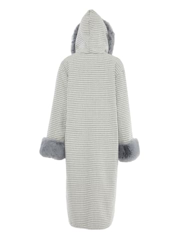 Damen Poncho in Hellgrau