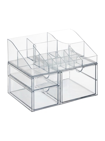Make Up Organizer in Transparent - (B)25,5 x (H)18 x (T)17,5 cm