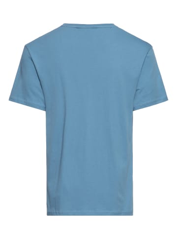 King Kerosin Print T-Shirt Hot Rod in hellblau