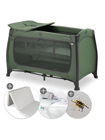 Reisebett Set Play N Relax Center in green