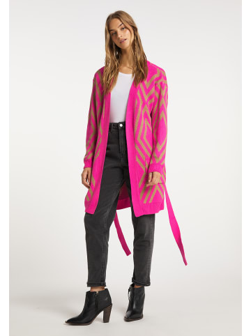 Damen Strickjacke in Pink Beige