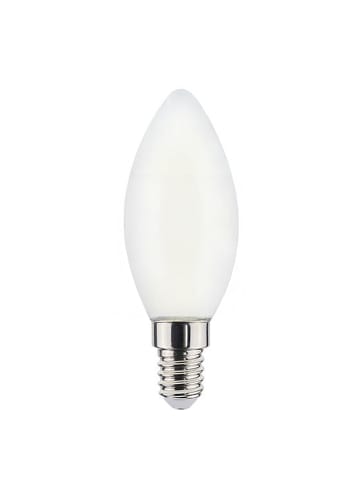 E14 LED-Leuchtmittel in Warmweiß EEK E A bis G Ø 3.5 cm in Matt Opalweiß