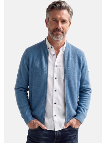 Strickjacke Basic in Blau