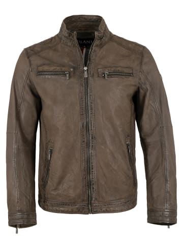 Lederjacke Lammleder in Taupe