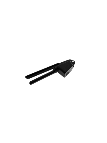 Knoblauchpresse aus Metall 16 cm, robust & ergonomisch in Schwarz