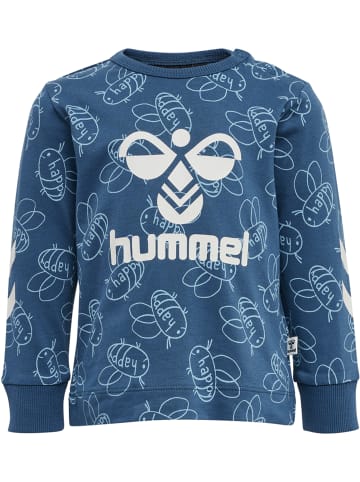 Druckknopf T-Shirt Hmlcollin Jungen in ENSIGN BLUE