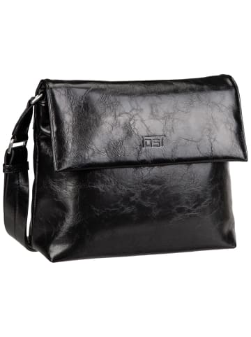 Schultertasche Kiruna in Schwarz