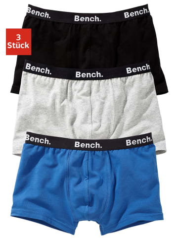 Boxer in schwarz, grau-meliert, blau