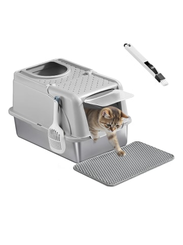 Katzenklo Boxal in Hellgrau - (B)40 x (H)36.5 x (T)61 cm