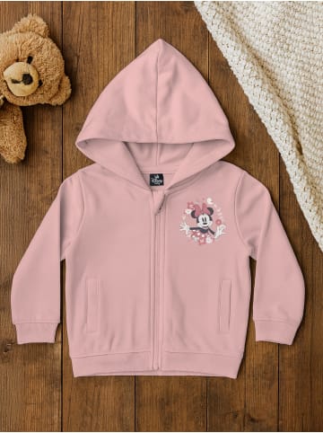 Minnie Mouse Sweatjacke Kapuzenpullover mit Reißverschluss Hoodie in rosa