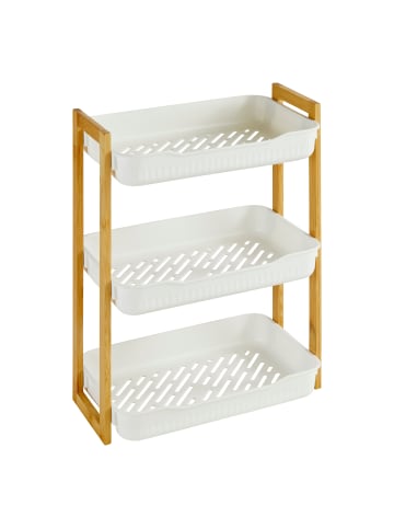 Duschorganizer stehend NATUREO in Weiß, 35 x 20,5 x 45 cm