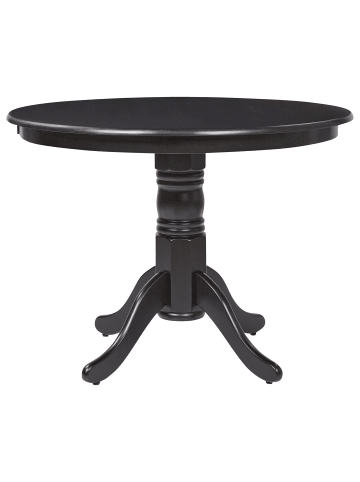 Runder Tisch AKRON in Schwarz - (W) 100 x (H) 76 x (L) 100 cm
