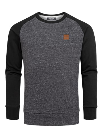 Pullover mit Rundhalsausschnitt ELGIN in Schwarz/Schwarz