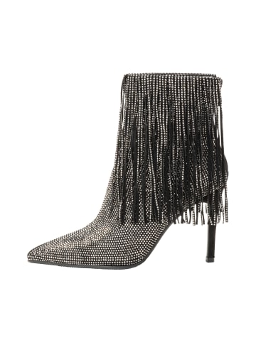Damen Stiefeletten in Schwarz Silber