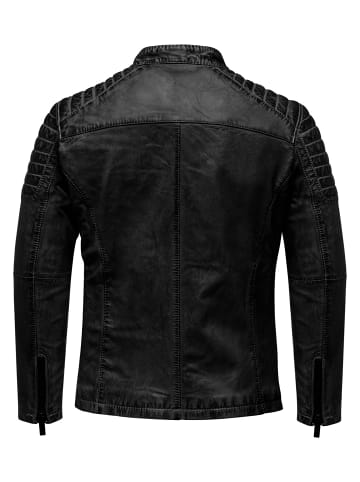 Lederjacke RALSTON in Schwarz