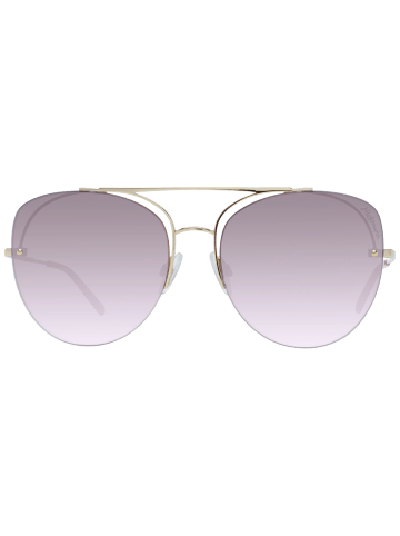 Frauen Sonnenbrille Flieger Gold