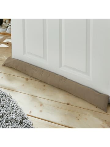 Baumwolle Zugluftstopper Seattle in taupe