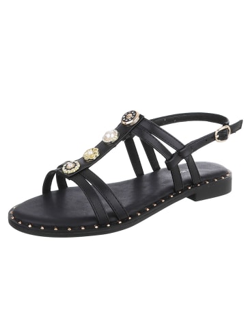 Sandale & Sandalette in Schwarz