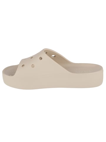 Crocs Classic Platform Slide in Grau