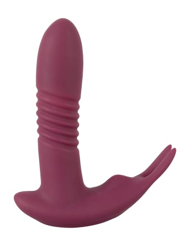 Vibrator RC Hands-free 3 Function Vibrator in rot