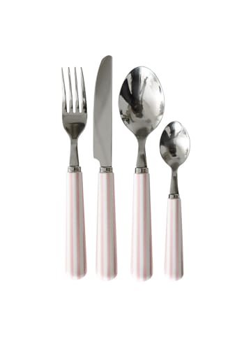 4-tlg. Besteckset Rosa in Rosa - 24cm