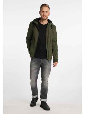 Herren Softshellblouson in Dunkeloliv