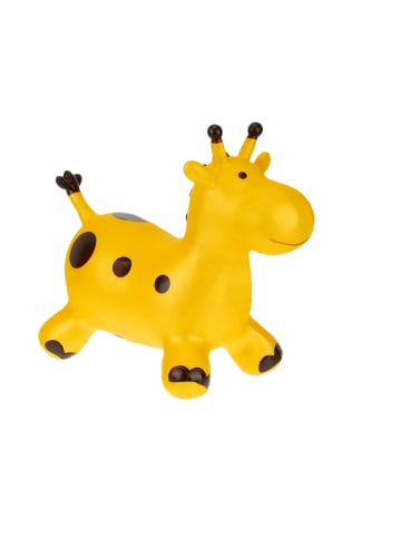 Hüpftier "Giraffe" in Gelb/ Braun