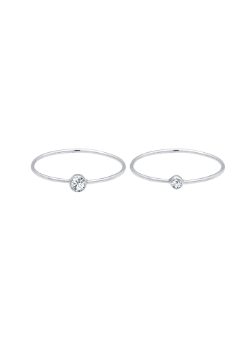 Ring 925 Sterling Silber Ring Set in Silber
