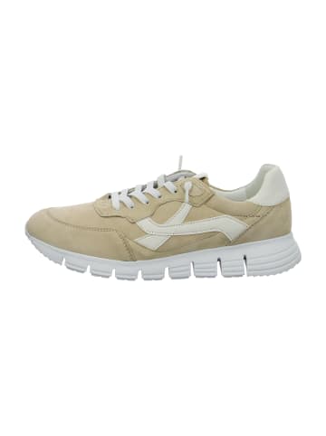 Sportliche Schnürschuhe in Beige