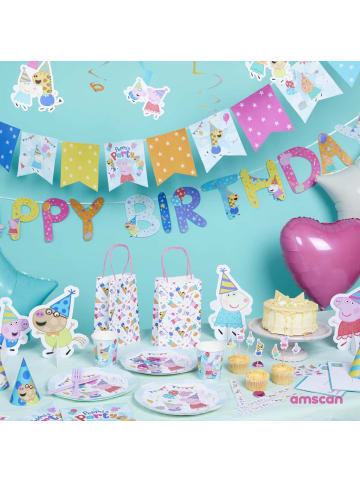 Peppa Pig Kids Happy Birthday Brief Banner 9918344 Party Dekoration 3,2 m