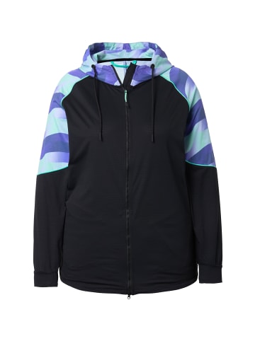 Sweatjacke in schwarz