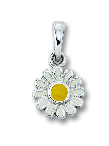 Blume Anhänger aus 925 Silber in silber