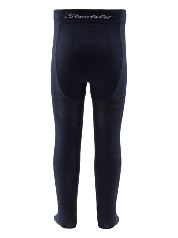 Strumpfhose Wolle in marineblau