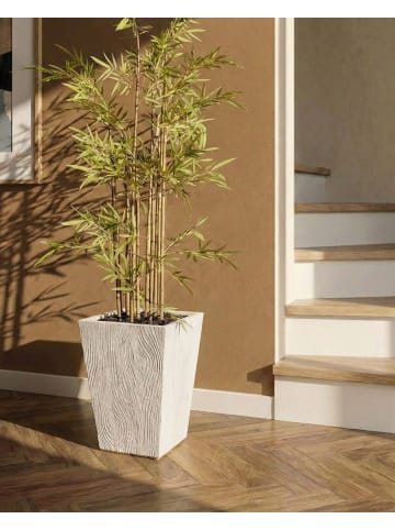 Outdoor Blumentopf BAIHE in Beige - (W) 42 x (H) 50 x (L) 42 cm