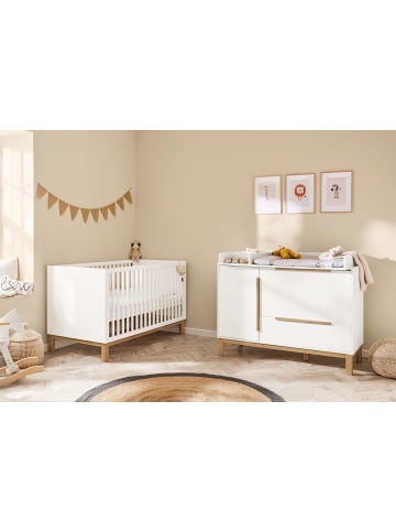 Kinderzimmer-Set Juna breit mit Windeleimerauszug, 3-tlg.